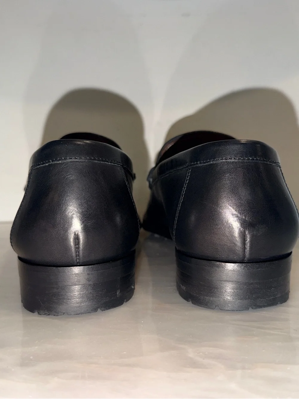 Allen Edmonds Arezzo Black Leather Horsebit Loafers Made in Italy Men’s 11.5 D